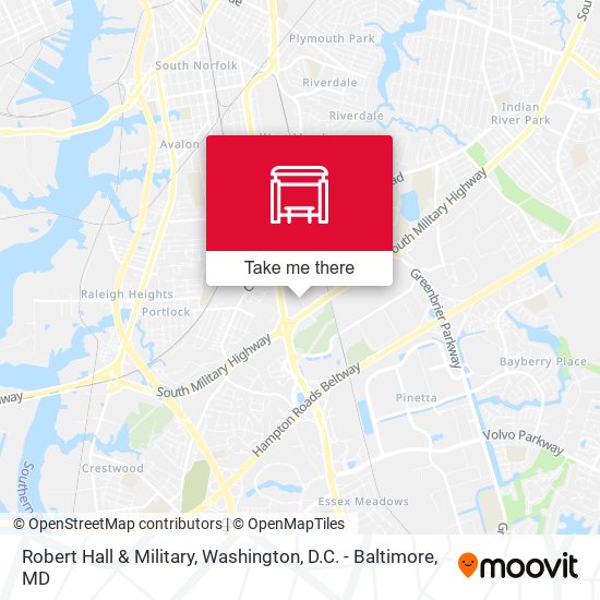 Robert Hall & Military map