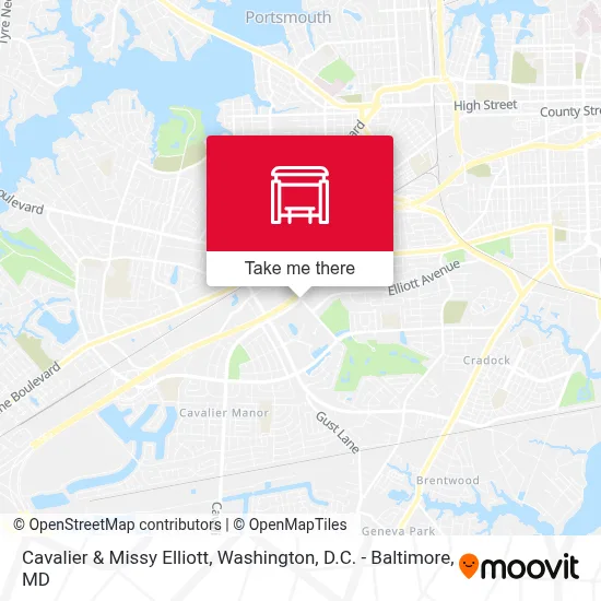 Cavalier & Missy Elliott map