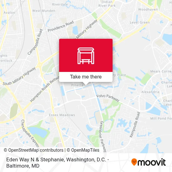 Eden Way N & Stephanie map
