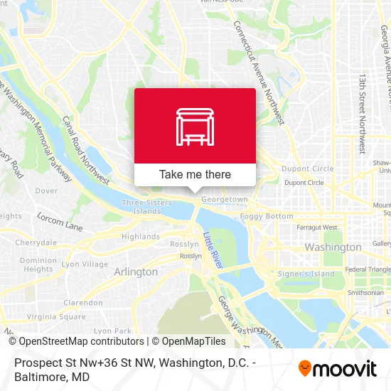 Mapa de Prospect St Nw+36 St NW