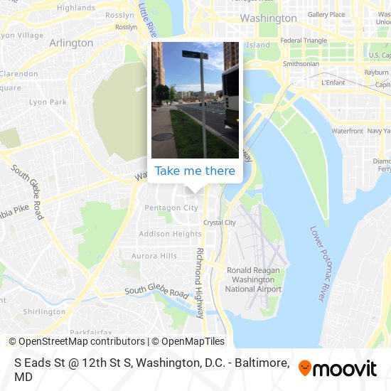 S Eads St @ 12th St S map