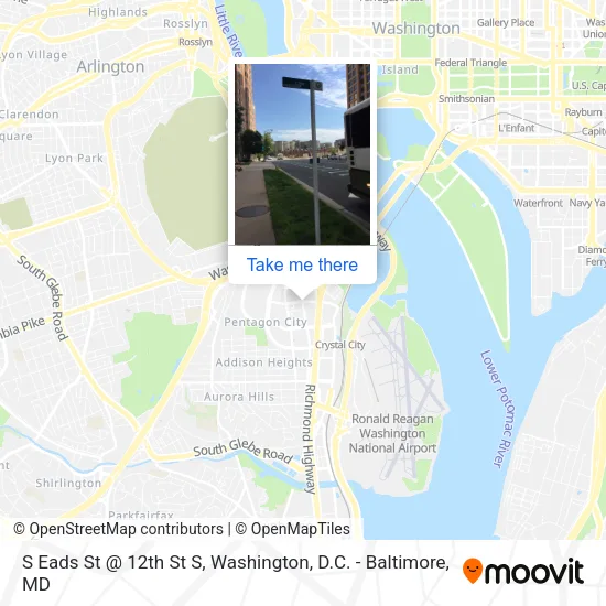 S Eads St @ 12th St S map
