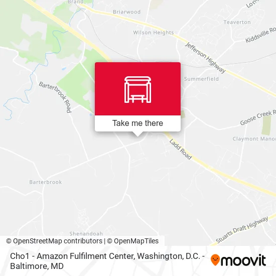 Cho1 - Amazon Fulfilment Center map