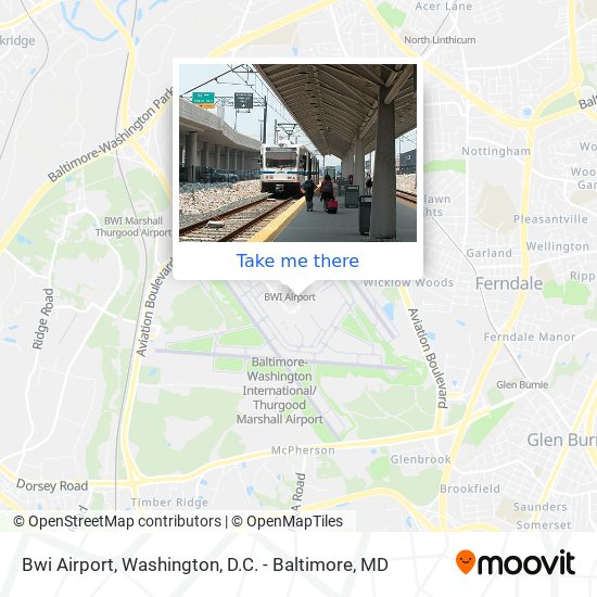 Bwi Airport map