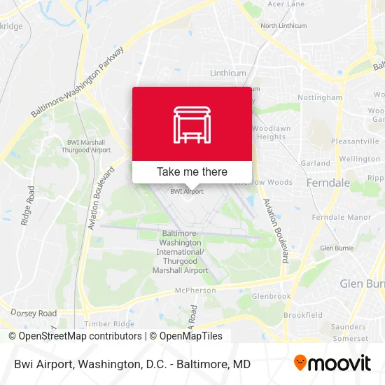 Bwi Airport map