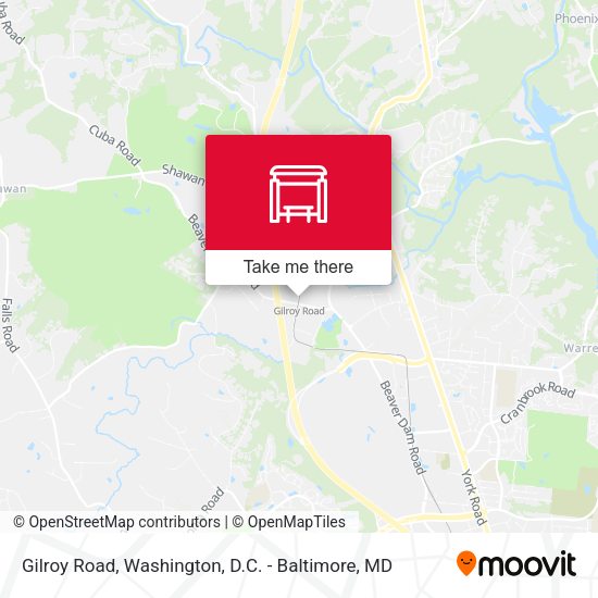 Mapa de Gilroy Road