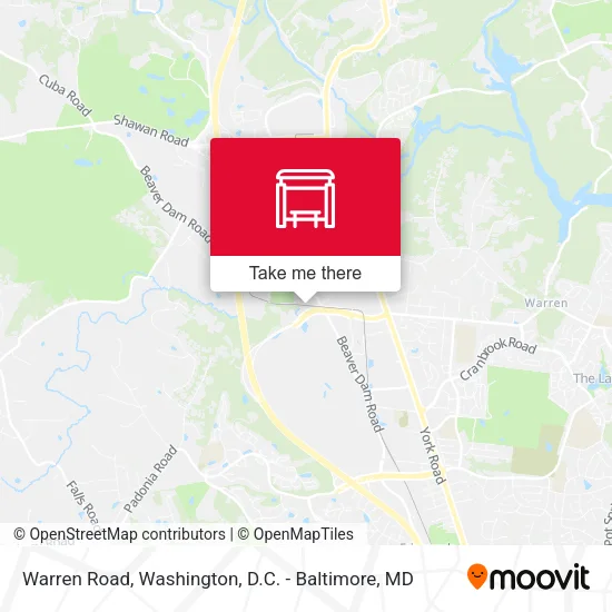 Mapa de Warren Road