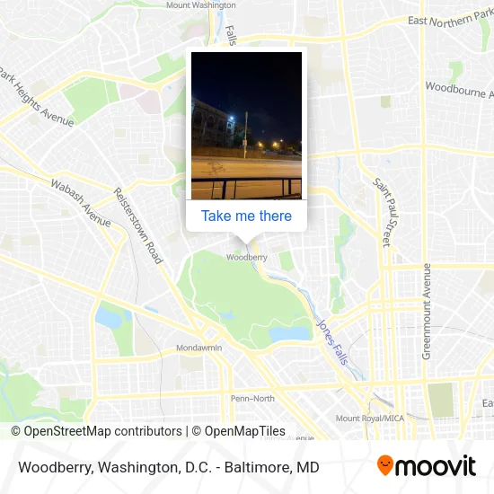 Woodberry map