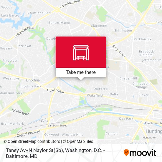 Mapa de Taney Av+N Naylor St(Sb)