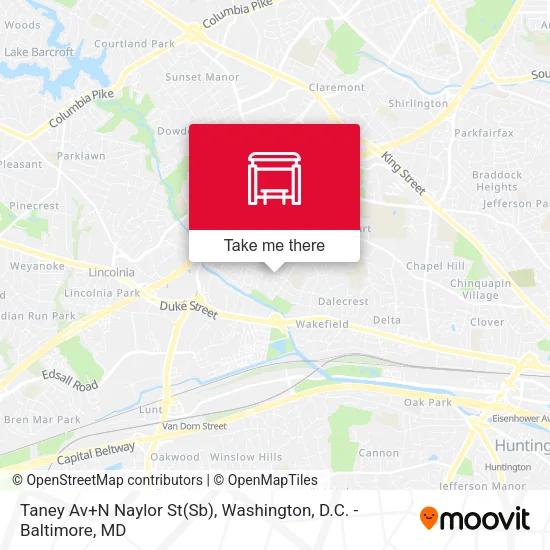 Taney Av+N Naylor St(Sb) map