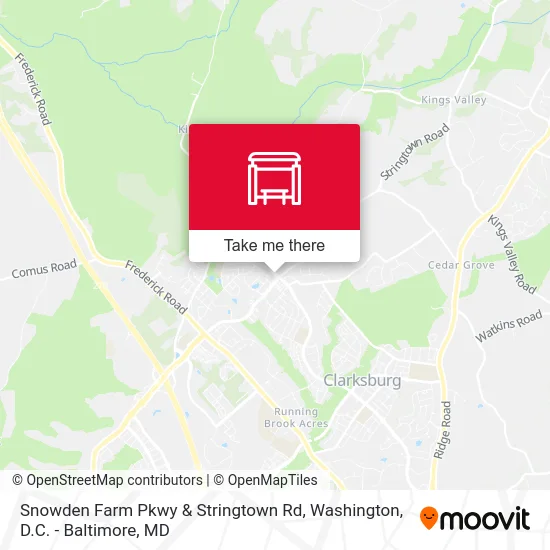 Snowden Farm Pkwy & Stringtown Rd map
