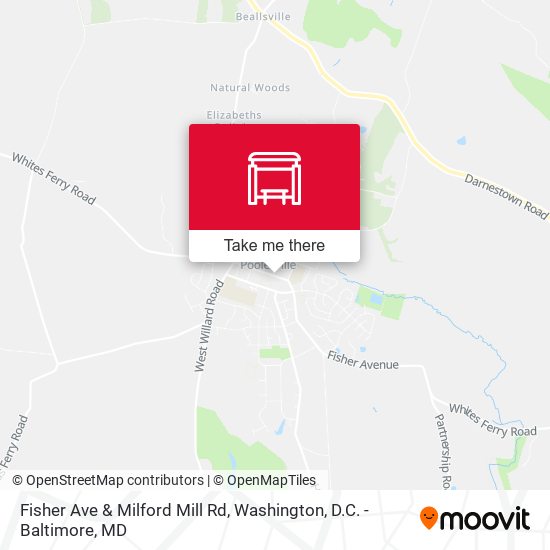 Fisher Ave & Milford Mill Rd map