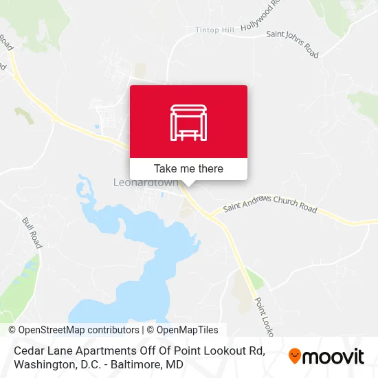 Cedar Lane Apartments Off Of Point Lookout Rd map