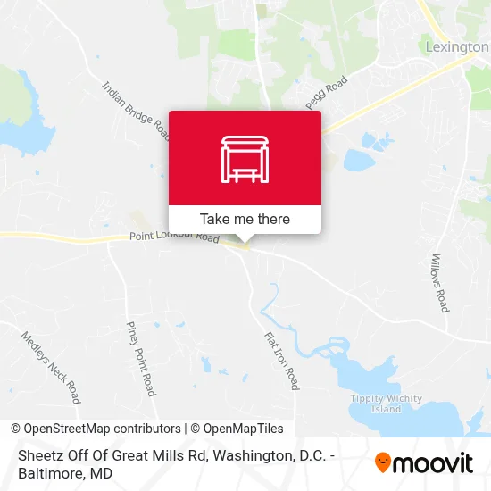 Sheetz Off Of Great Mills Rd map