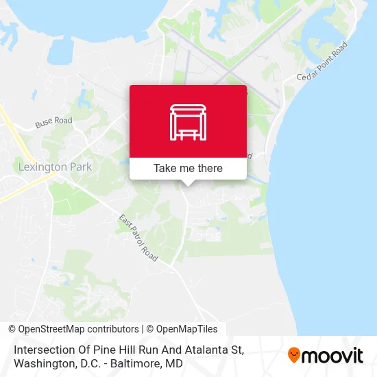 Intersection Of Pine Hill Run And Atalanta St map