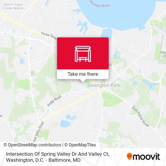 Intersection Of Spring Valley Dr And Valley Ct map