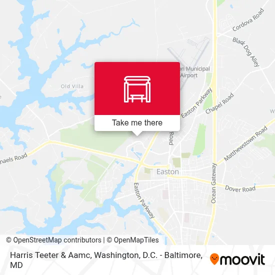 Harris Teeter & Aamc map