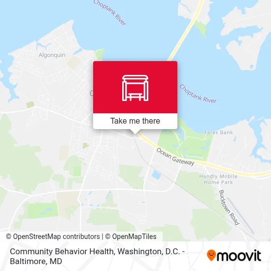 Community Behavior Health map