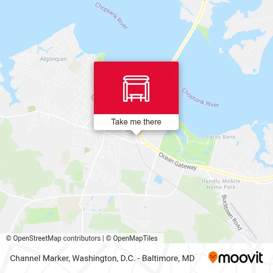 Channel Marker map