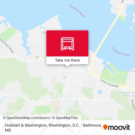 Hubbart & Washington map
