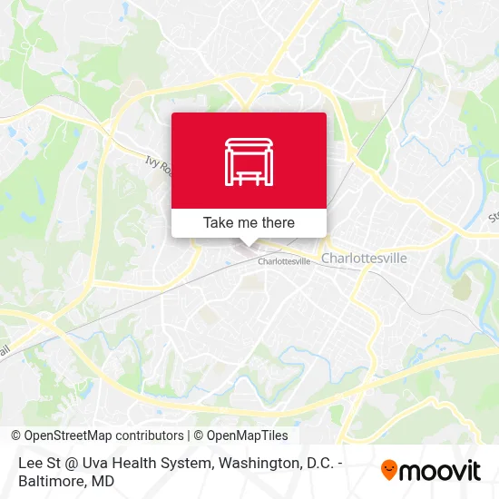 Mapa de Lee St @ Uva Health System