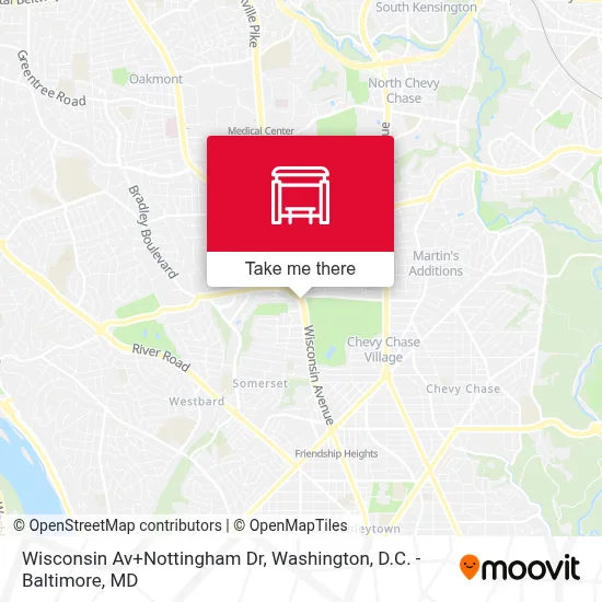 Wisconsin Av+Nottingham Dr map