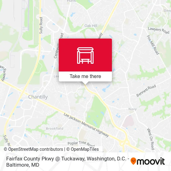 Fairfax County Pkwy @ Tuckaway map