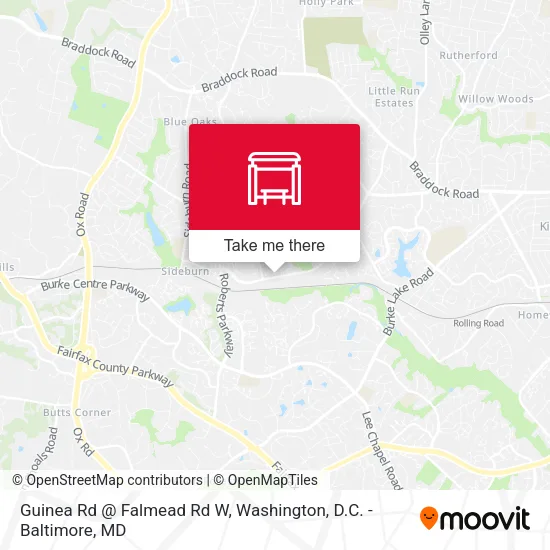 Guinea Rd @ Falmead Rd W map