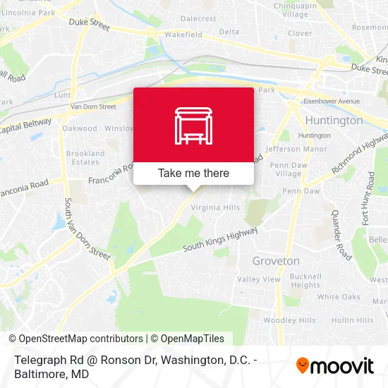 Telegraph Rd @ Ronson Dr map
