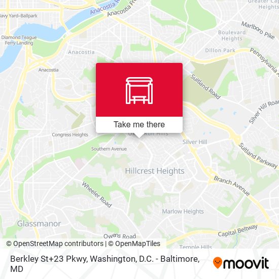 Berkley St+23 Pkwy map