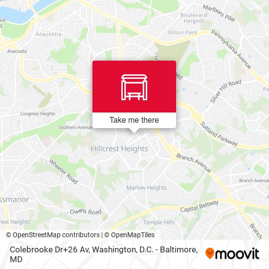 Colebrooke Dr+26 Av map