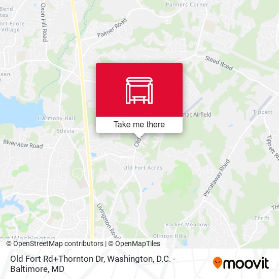 Old Fort Rd+Thornton Dr map