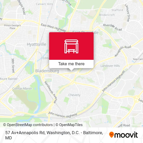 57 Av+Annapolis Rd map