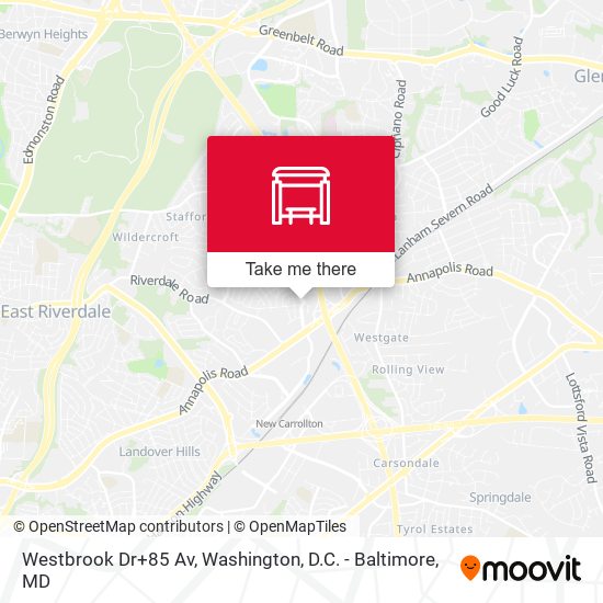 Westbrook Dr+85 Av map