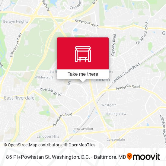 85 Pl+Powhatan St map