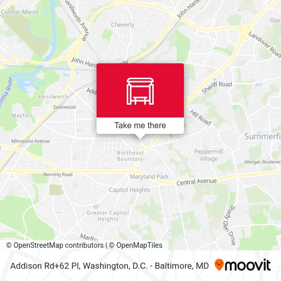 Addison Rd+62 Pl map