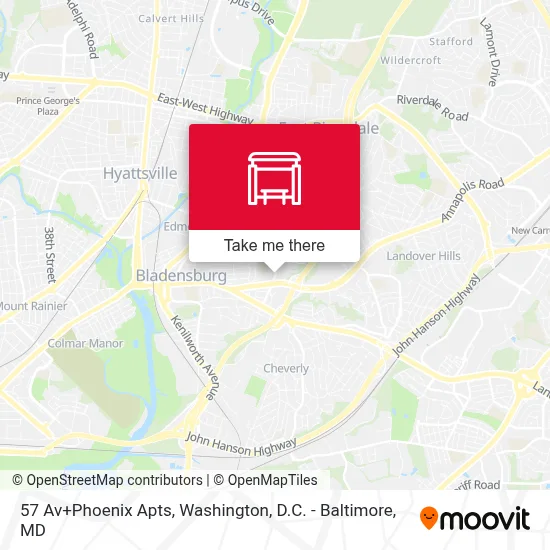 57 Av+Phoenix Apts map