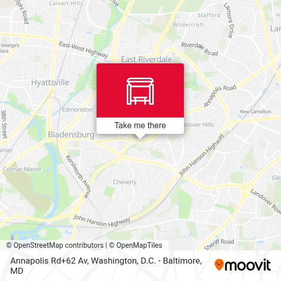 Annapolis Rd+62 Av map