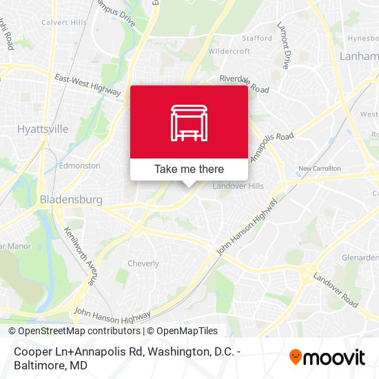 Mapa de Cooper Ln+Annapolis Rd