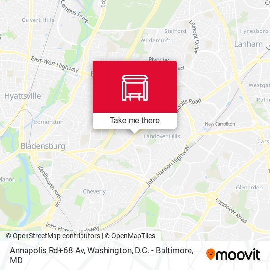 Mapa de Annapolis Rd+68 Av