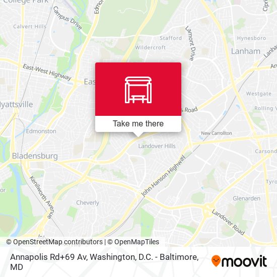 Annapolis Rd+69 Av map