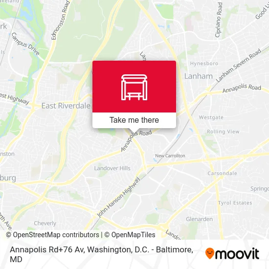 Annapolis Rd+76 Av map
