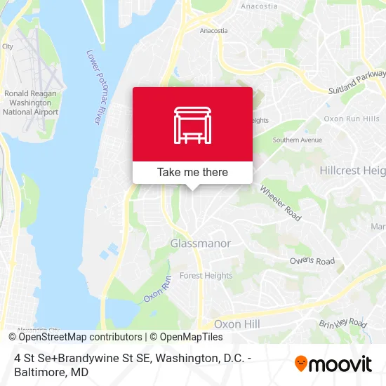 4 St Se+Brandywine St SE map