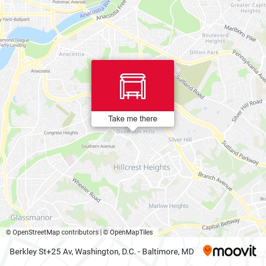 Berkley St+25 Av map