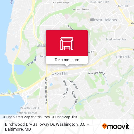 Birchwood Dr+Galloway Dr map