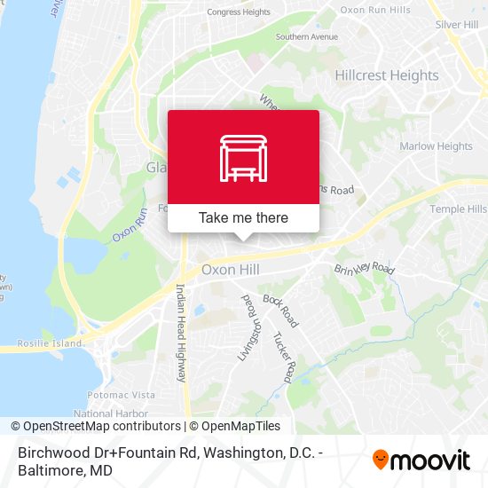 Birchwood Dr+Fountain Rd map