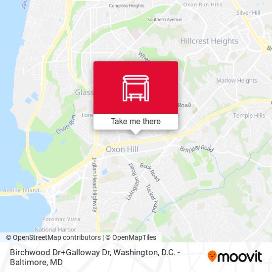 Birchwood Dr+Galloway Dr map