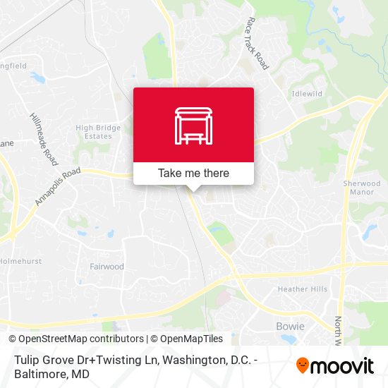 Mapa de Tulip Grove Dr+Twisting Ln