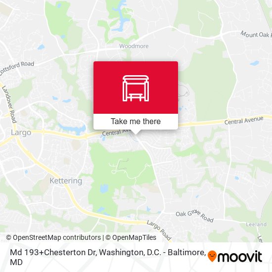 Mapa de Md 193+Chesterton Dr