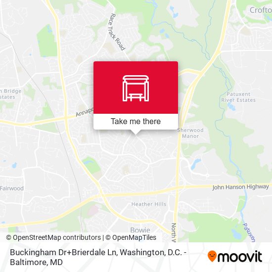 Buckingham Dr+Brierdale Ln map